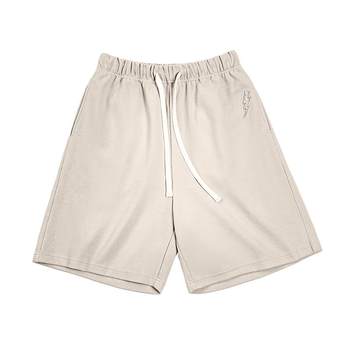 Madden workwear American heavy pique air layer shorts knitted loose sports basketball ຫ້າຈຸດ sweatpants ຜູ້ຊາຍ summer