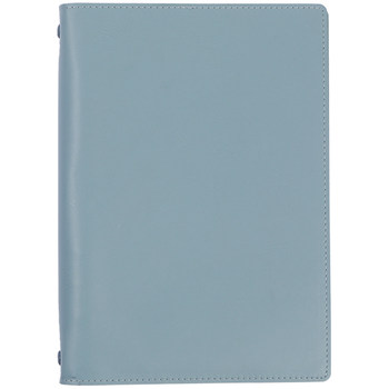 Soft leather loose leaf shell large capacity