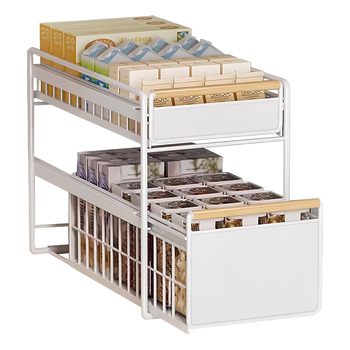 Japanese kitchen cabinet basket installation without installation