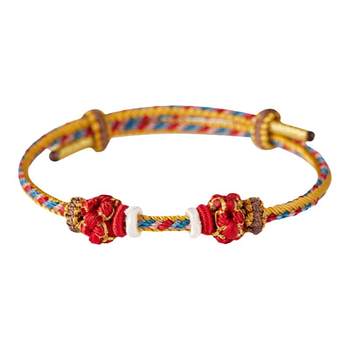 Dunhuang hand rope braided rope amulet red rope bracelet transfer beads diy can beaded ຂອງຂວັນວັນແມ່ສໍາລັບປີເກີດ