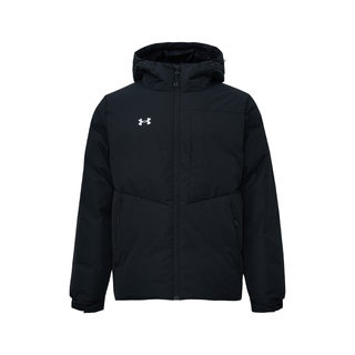 安德玛羽绒服男士冬季新款短款防风保暖夹克外套连帽白鸭绒上衣女