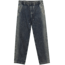 Jack Jones autumn new mens jeans basic versatile tapered leg silhouette dark blue comfortable casual trendy mens pants