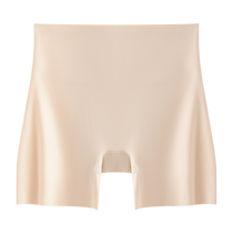 Ice silk seamless safety pants for women anti-exposure tummy control butt lifting boxer briefs two-in-one non-curling boxer briefs