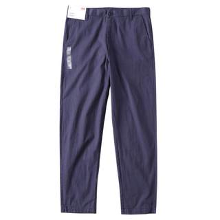 Linen pants men's summer straight thin cotton and linen pants