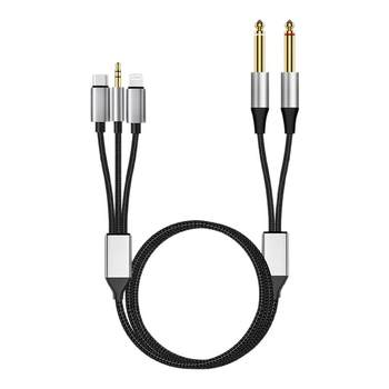 Audio cable mobile phone connection three-in-one 6.5