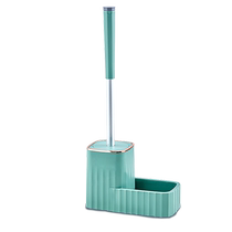 Toilet brush household no-dead-corner brush floor-standing wall-mounted dual-purpose toilet punch-free toilet cleaning and scrubbing artifact