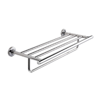 Oulin bathroom hardware pendant double-layer towel rack stainless steel double rod towel rack pendant bathroom hardware pendant