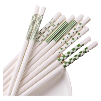 Chopsticks for household high-end antibacterial and anti-mold food grade high-end light luxury 2025 new ceramic tableware for one person, one chopstick