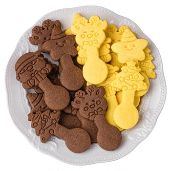 Christmas cookie cake decoration santa tree star spoon shaped mixed paper cup dessert baking decoration