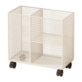 Yoga mat storage basket with large capacity wheels movable
