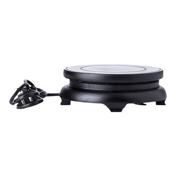 360 degree rotating display wooden base