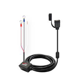 ລົດຈັກໄຟຟ້າ scooter ດັດແປງລົດ 12V USB charger ໂທລະສັບມືຖືກ້ອງຖ່າຍຮູບບັນທຶກກັນນ້ໍາ super fast charging
