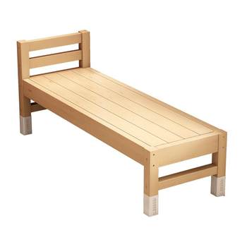 Bedside widening spliced bed adjustable height children's bed