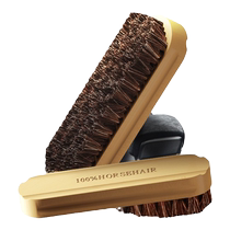 Large car interior cleaning brush horsehair brush leather seat brush soft and non-harming leather cleaning brush
