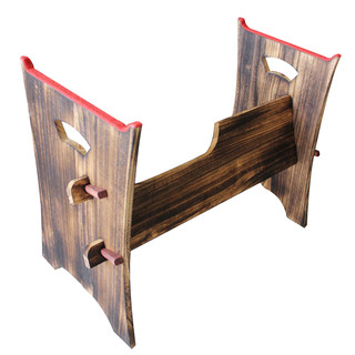 Recommended portable pure paulownia wood guzheng stand for all sizes of zithers