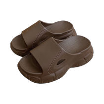 Thin strips of sports style internet celebrity ins womens summer slippers with increased thick soles eva non-slip outer wear beach slippers