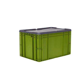 Industrial air plastic turnover box with cover