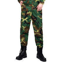 Camouflan garment pants Mens outdoor loose abrasion resistant and breathable labor Pants Spring Summer Military Training Long Pants