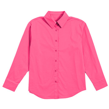 Pink shirt women's high-end 2025 new shirt