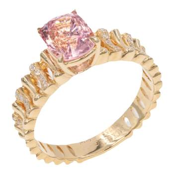 Versatile item for autumn and winter, fashionable and simple spinel ring