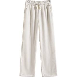 Hot sale european cotton velvet women's warm and thickened wide-leg pants