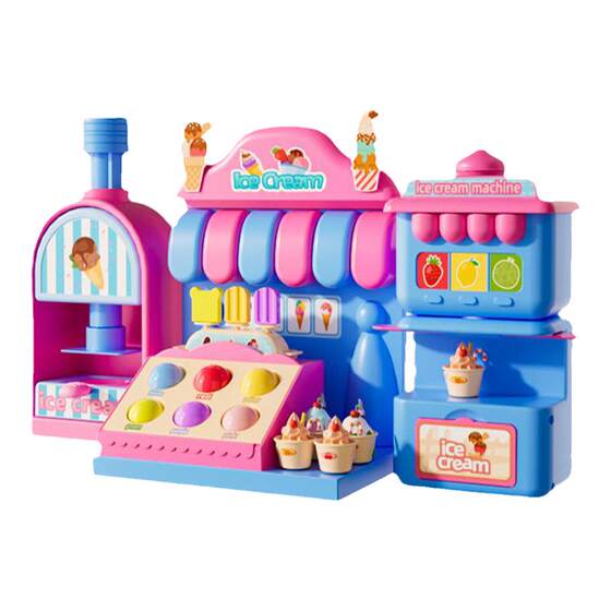 Ice cream machine toy car children's play house