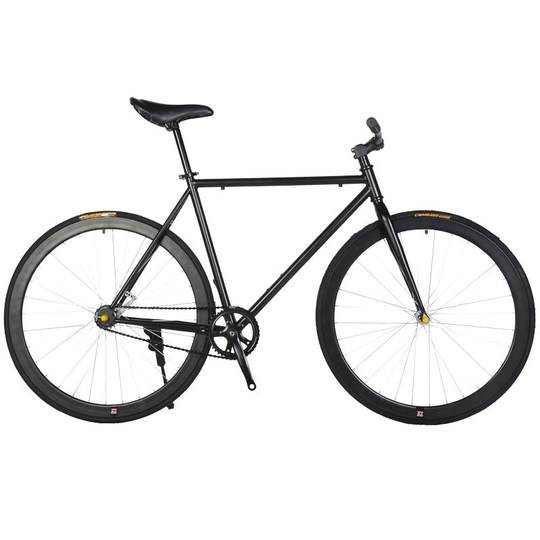 死飞自行车男女款网红公路赛车碟刹学生车26寸公路跑车实心胎活飞