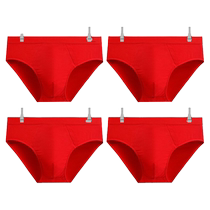 4 Pantalon de fond Les sous-vêtements pour hommes Garçons Triangle Pants Été Hommes Breathable Style des hommes Big Code Shorts Été
