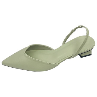 Pointed toe thick heel fairy style versatile high heels baotou sandals