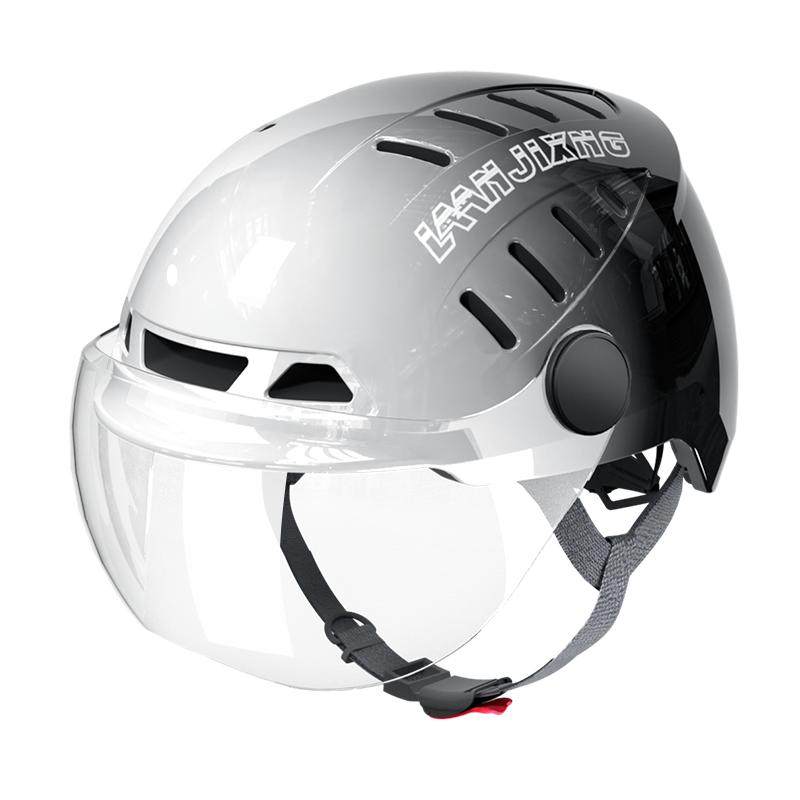 Blue Polestar ultra-light and breathable new national standard Class A 3C helmet