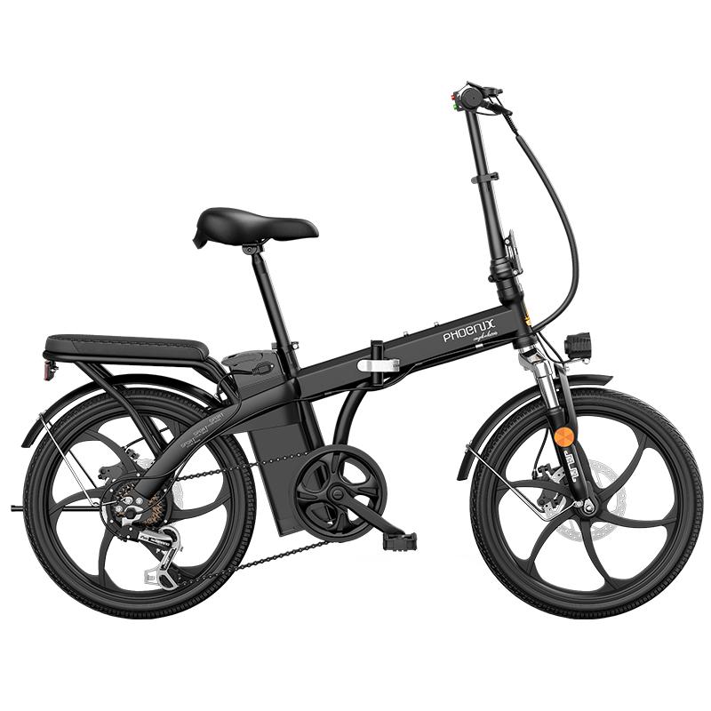 Phoenix Fengya 20-inch folding electric bicycle for men and women, lithium battery electric vehicle for transportation and driving