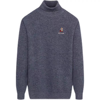 Embroidered scarecrow cashmere sweater casual turtle collar Embroidered scarecrow cashmere sweater casual turtle collar