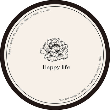 Dmf household round coffee table protective pad oil-proof and waterproof Dmf household round coffee table protective pad oil-proof and waterproof