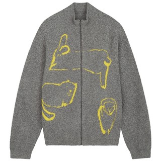 JNBYHOME江南布衣25新品针织衫家居服开衫上衣复古睡衣外套半边绒