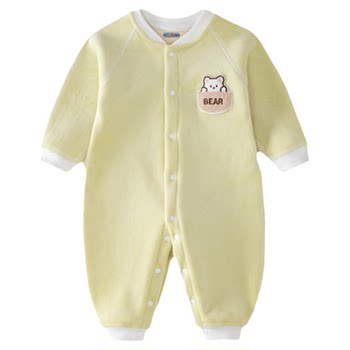 Extremely popular! baby autumn and winter fleece jumpsuit