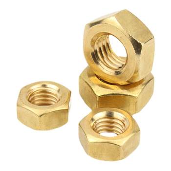 ຫມາກແຫ້ງເປືອກແຂງທອງແດງ / ຫມາກແຫ້ງເປືອກແຂງ / ແກ່ນທອງແດງ hexagonal nut screw M1.4M1.6M2M2.5M3M4M5-M20