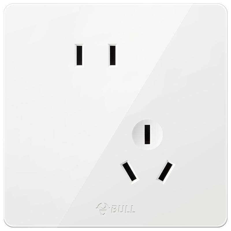 Bull oblique five-hole 86 type household socket