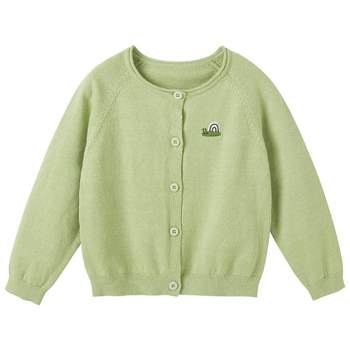 Boruien pure cotton candy color versatile sweater cardigan Boruien pure cotton candy color versatile sweater cardigan