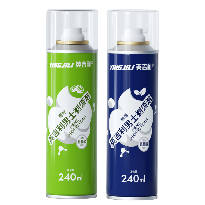 English amino acid shaving foam