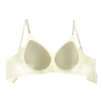 Catman Underwear Womens Seamless Summer Thin Breathable Big Breast Revealing Small Breast Gathering Breathable Pull-up Top-Up Back Bra