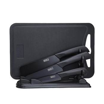 Knife set kitchen knife cutting board two-in-one household chopping board kitchen utensils food knife combination fruit knife for dormitory use