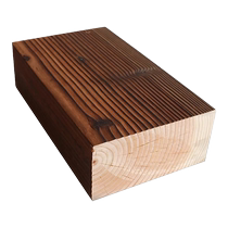 Carbonized wood planks outdoor grape trellis beams courtyard terrace fence squares solid wood keels anti-corrosion planks wooden squares