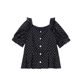 Aijutu summer waist slimming fashion lady ເສື້ອ chiffon ແຂນສັ້ນ