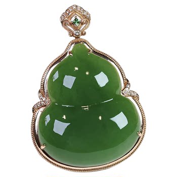 Original design jade gold inlaid jade necklace for my wife