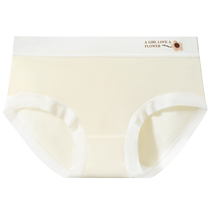 Ice silk underwear womens summer thin pure cotton antibacterial crotch girls seamless briefs 2024 new womens shorts
