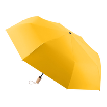 Mido ins style small fresh sunny umbrella vinyl sun protection anti-UV sun umbrella womens three-fold parasol