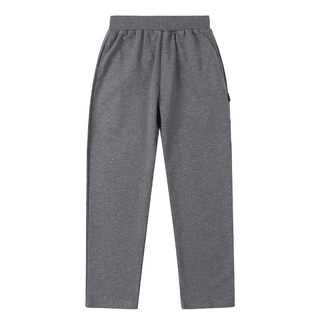 中学小学生冬季校服裤子冬装校裤深灰藏青灰色加绒加厚运动裤长裤