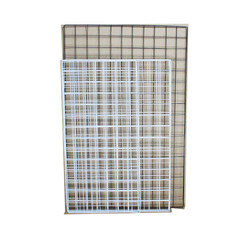 batch of thickened white mesh mesh supermarket shelves wire shelves iron mesh accessories wall display rack exhibition back mesh