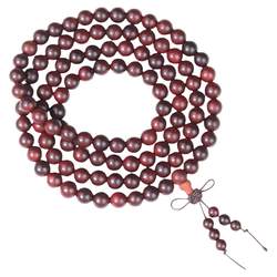 Linggusi Little Leaf Rose Rose Rose Artistic Buddhist Beads 108 Bracelet