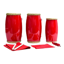 Wooden waist drum adult waist drum childrens waist drum cowhide Ansai waist drum dance special Yangko drum Shaanxi waist drum team
